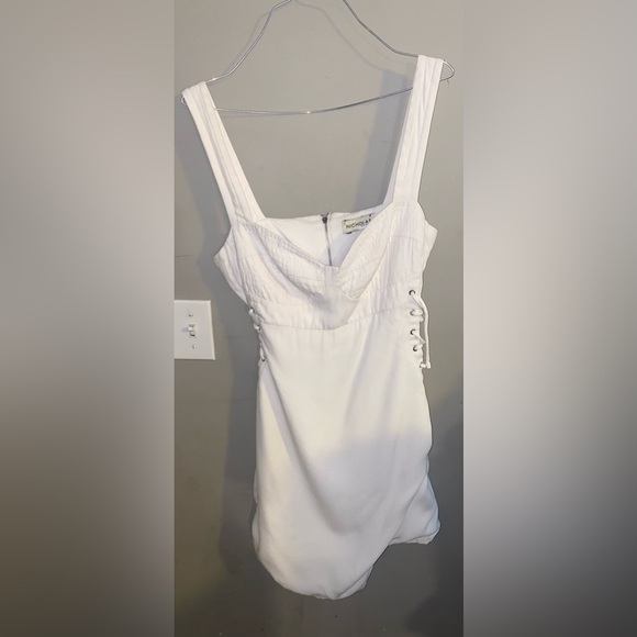 Nicholas Christina Side Tie Mini Dress Size 4 - Picture 8 of 10